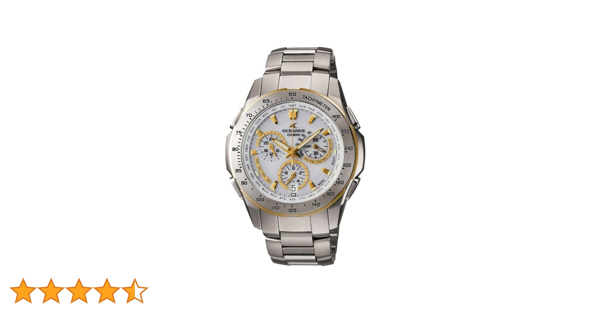 カシオ オシアナス OCW-M800TGJ-7AJF 腕時計 電波ソーラー Amazon.co.jp: [カシオ]CASIO 腕時計 OCEANUS オシアナス